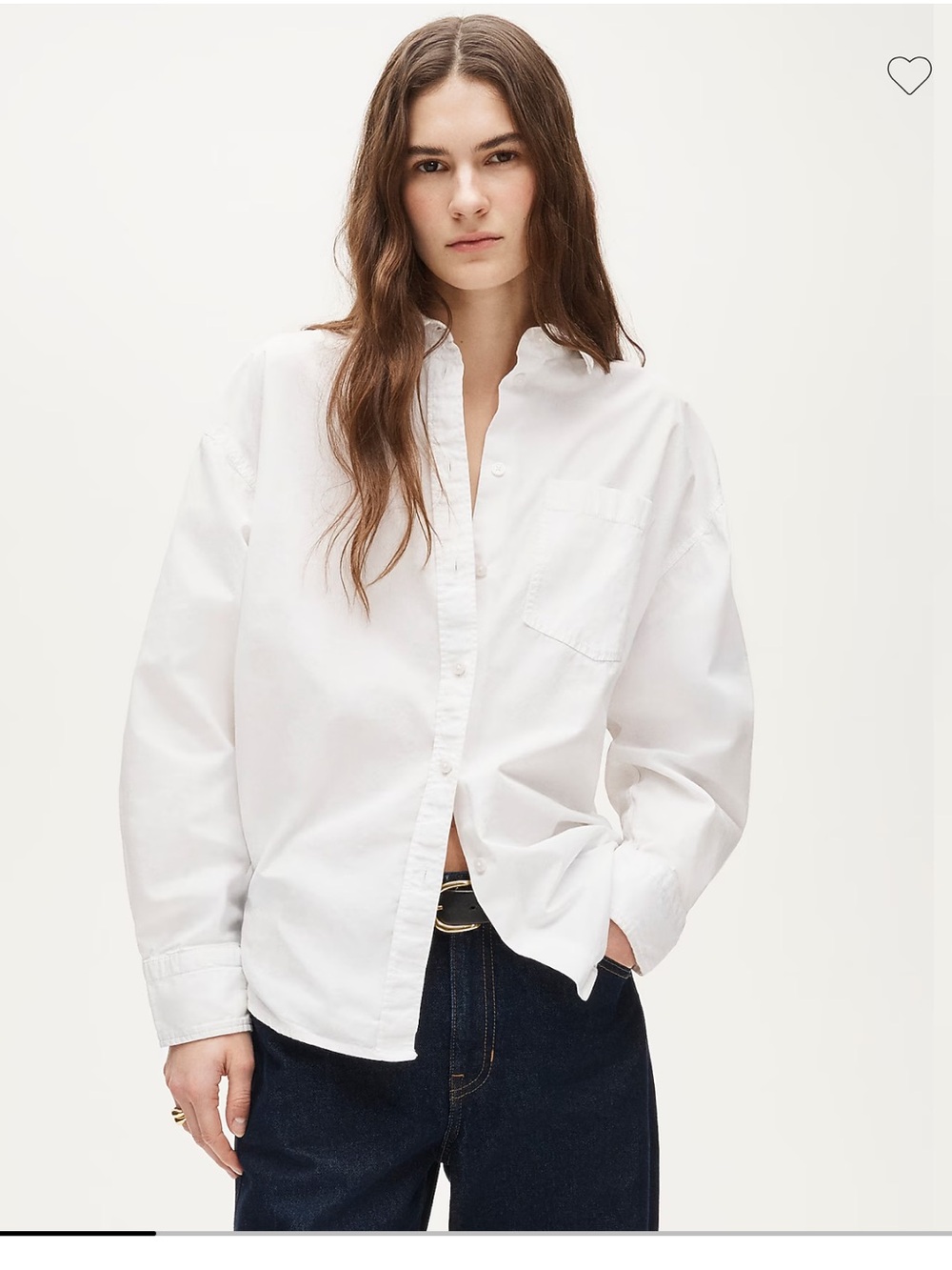 J.Crew Étienne oversized shirt in lightweight oxford